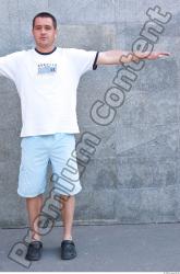 Whole Body Man T poses Casual Average Street photo references